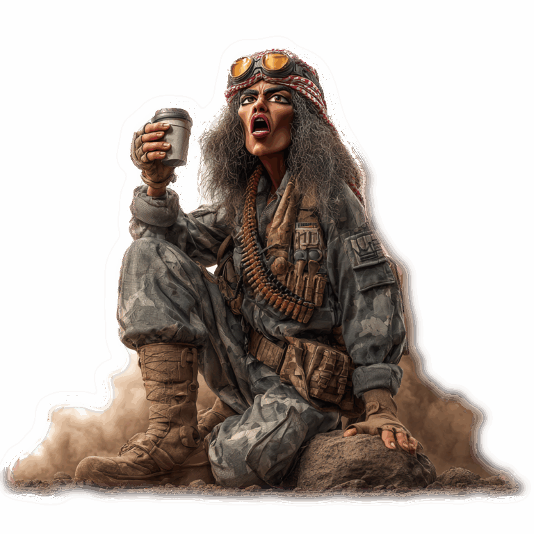 Zaneprázdněná manažerka espressa