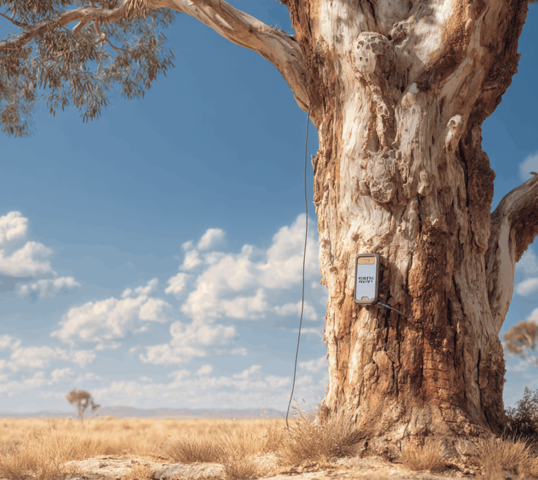 Strom, který si posílá SMS